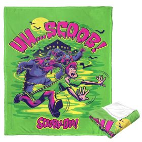 Warner Bros. Scooby-Doo Silk Touch Throw Blanket, 50" x 60", Uh Scoob Where are You