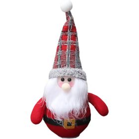 Luminous Christmas Tree Pendant Santa Claus Snowman Hanging Decoration Christmas Decoration (Color: santa)